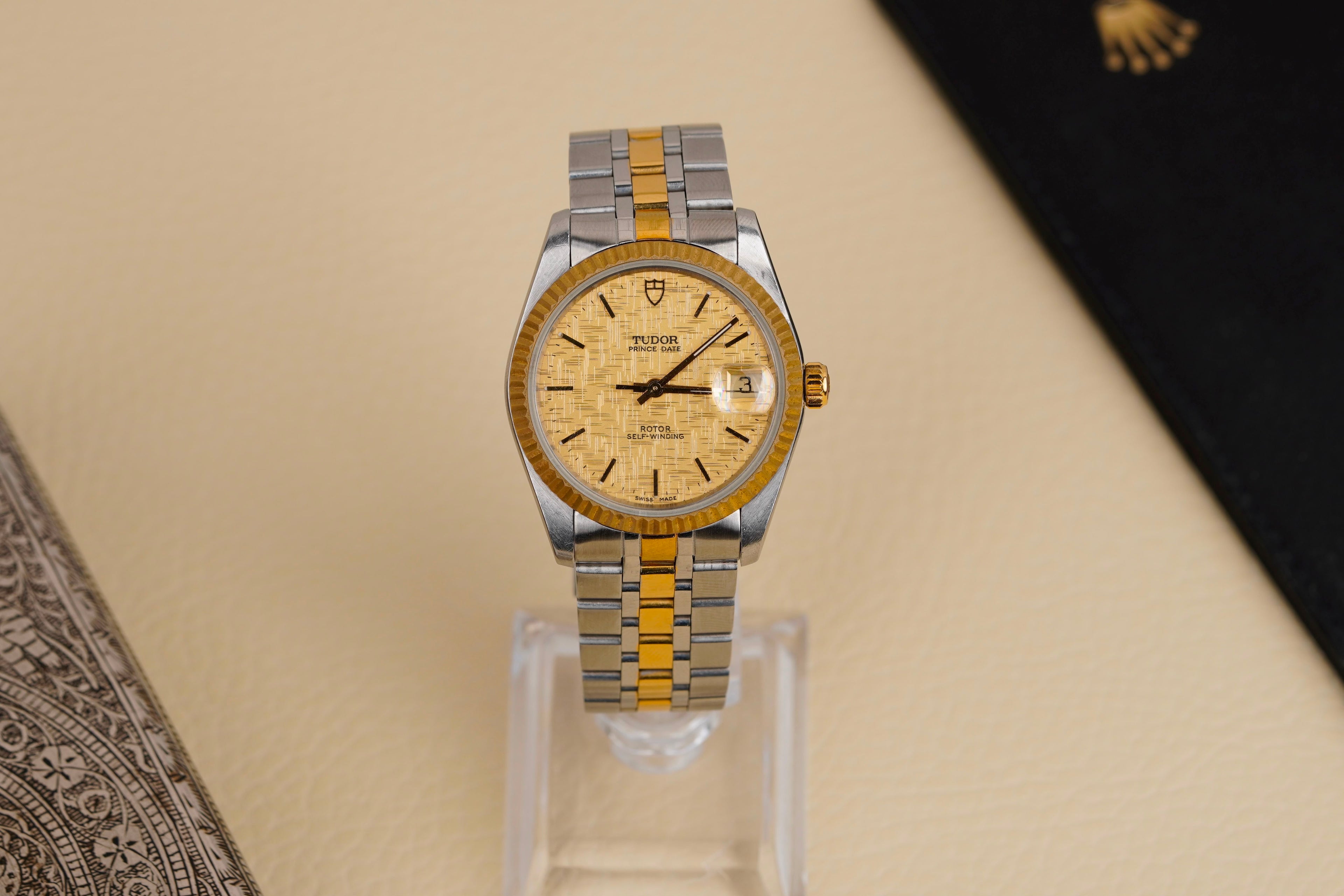 Tudor Prince Date – Linen Dial – Two-Tone – 34mm – Automatic
