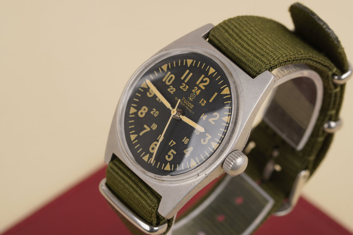 Rare Vintage Tudor Oyster Prince – Military-Style 24-Hour Dial