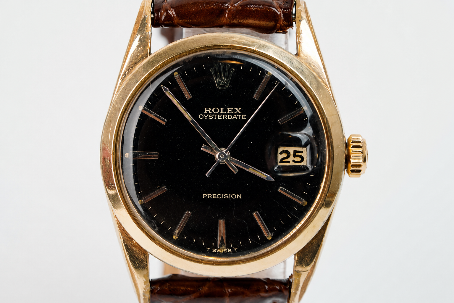 Vintage Rolex Oysterdate Precision – Black Dial