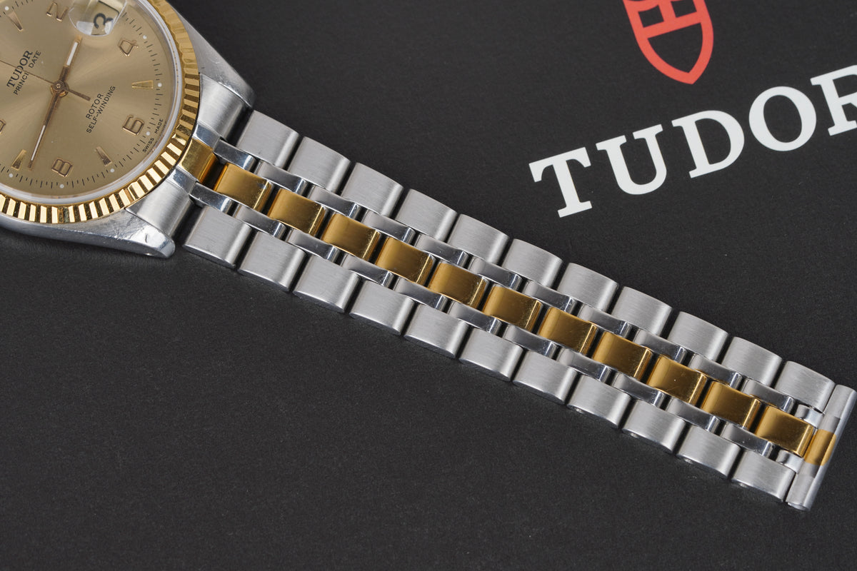 Tudor Prince Date Ref. 74033 – 34mm – Two-Tone – Champagne Dial