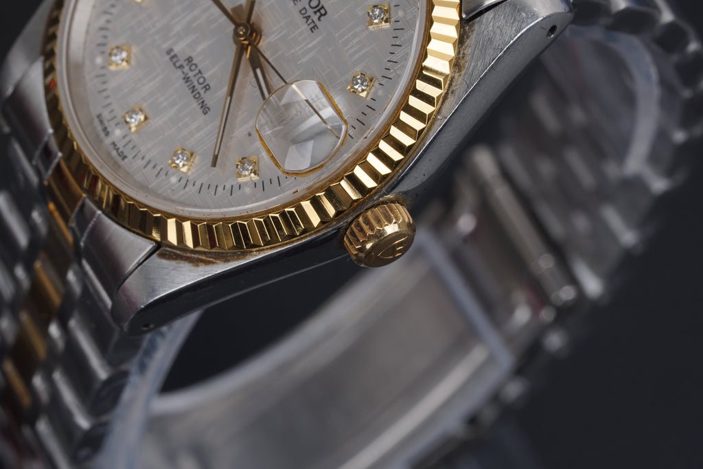 Tudor Prince Date Automatic – Diamond Dial – Two-Tone Aftermarket Configuration