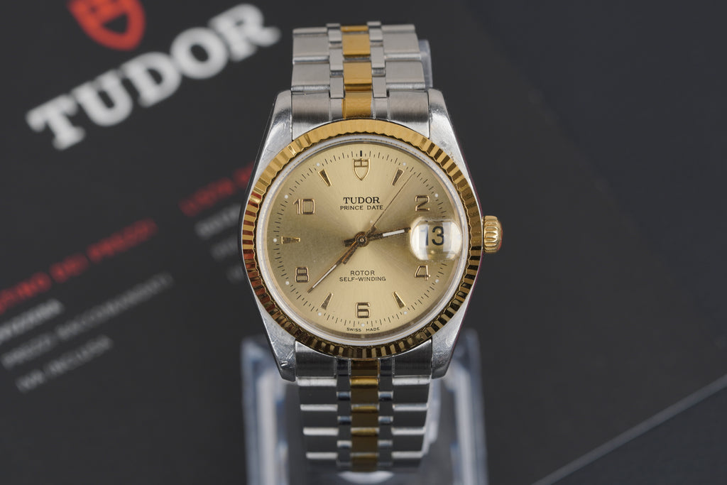 Tudor Prince Date Ref. 74033 – 34mm – Two-Tone – Champagne Dial