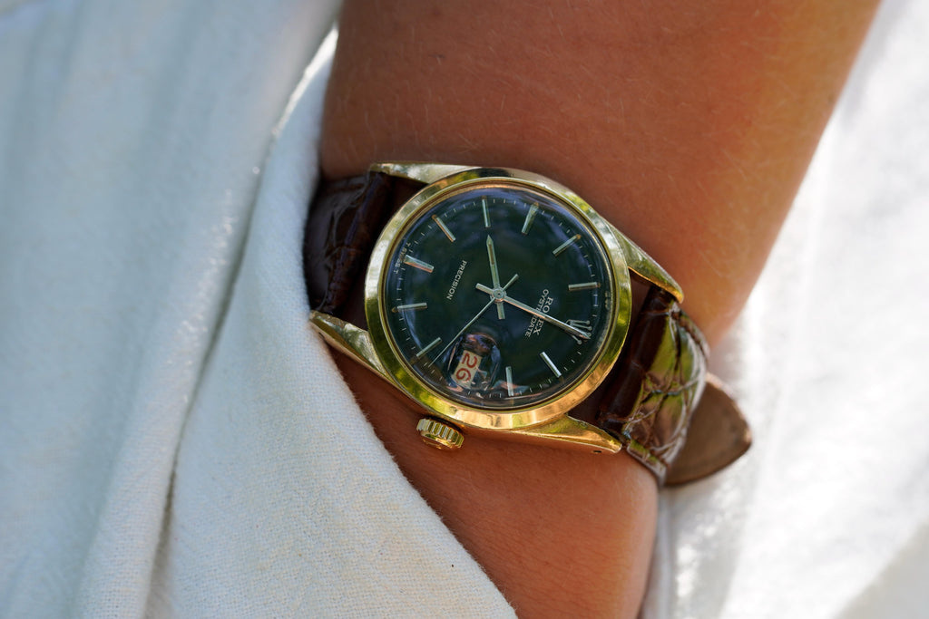 Vintage Rolex Oysterdate Precision – Black Dial