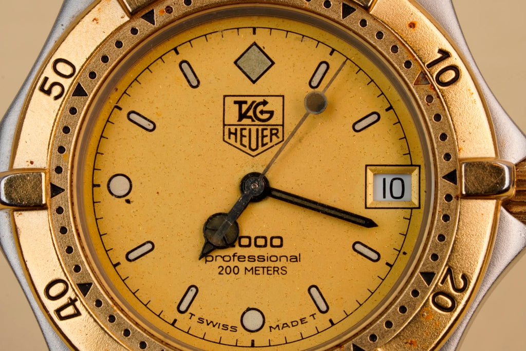 Vintage TAG Heuer Professional 2000 – Two-Tone – Champagne Dial – Quartz