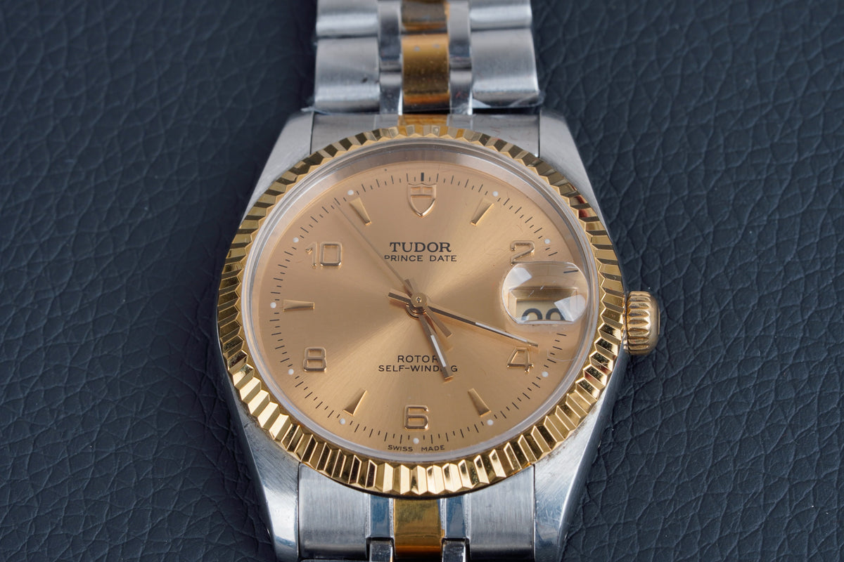 Tudor Prince Date – Two-Tone Elegance | Champagne Sunburst Dial | Automatic