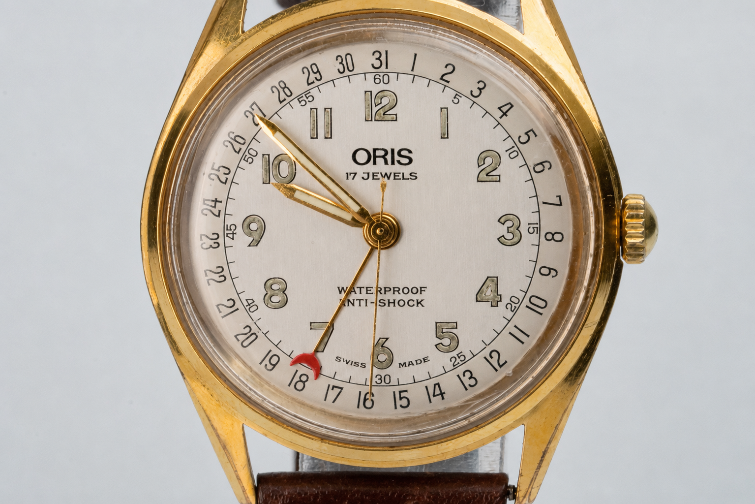 Vintage Oris Pointer Date – Gold Plated Manual Wind