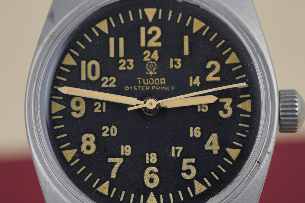 Rare Vintage Tudor Oyster Prince – Military-Style 24-Hour Dial