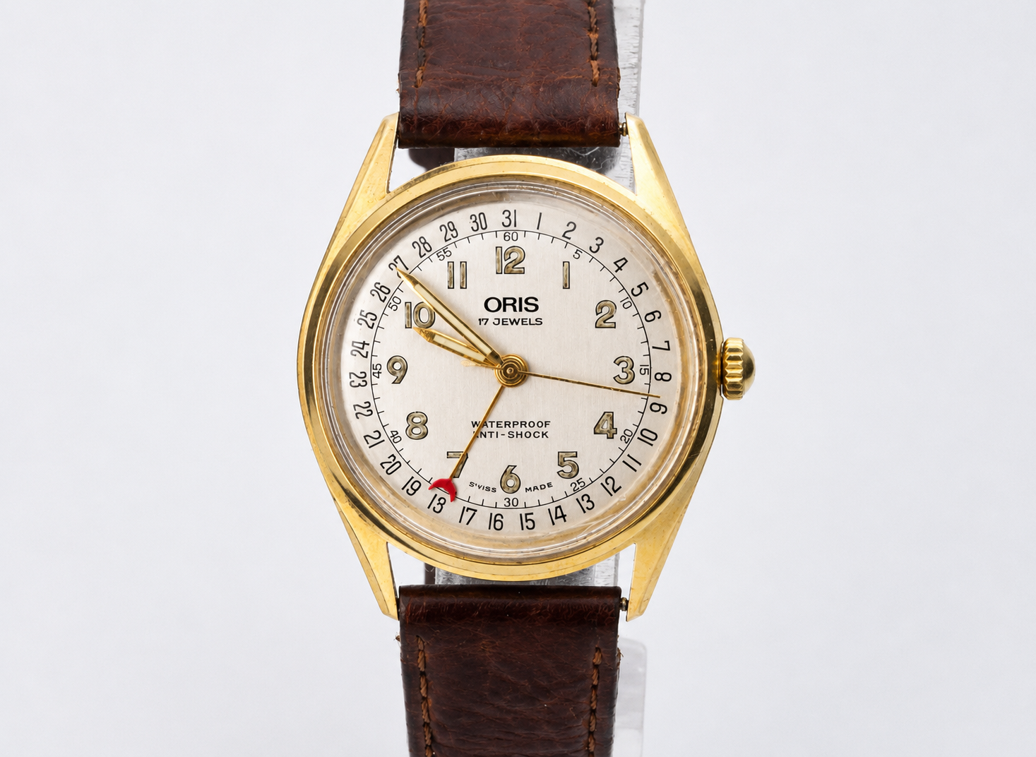 Vintage Oris Pointer Date – Gold Plated Manual Wind