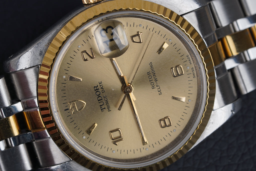 Tudor Prince Date Ref. 74033 – 34mm – Two-Tone – Champagne Dial