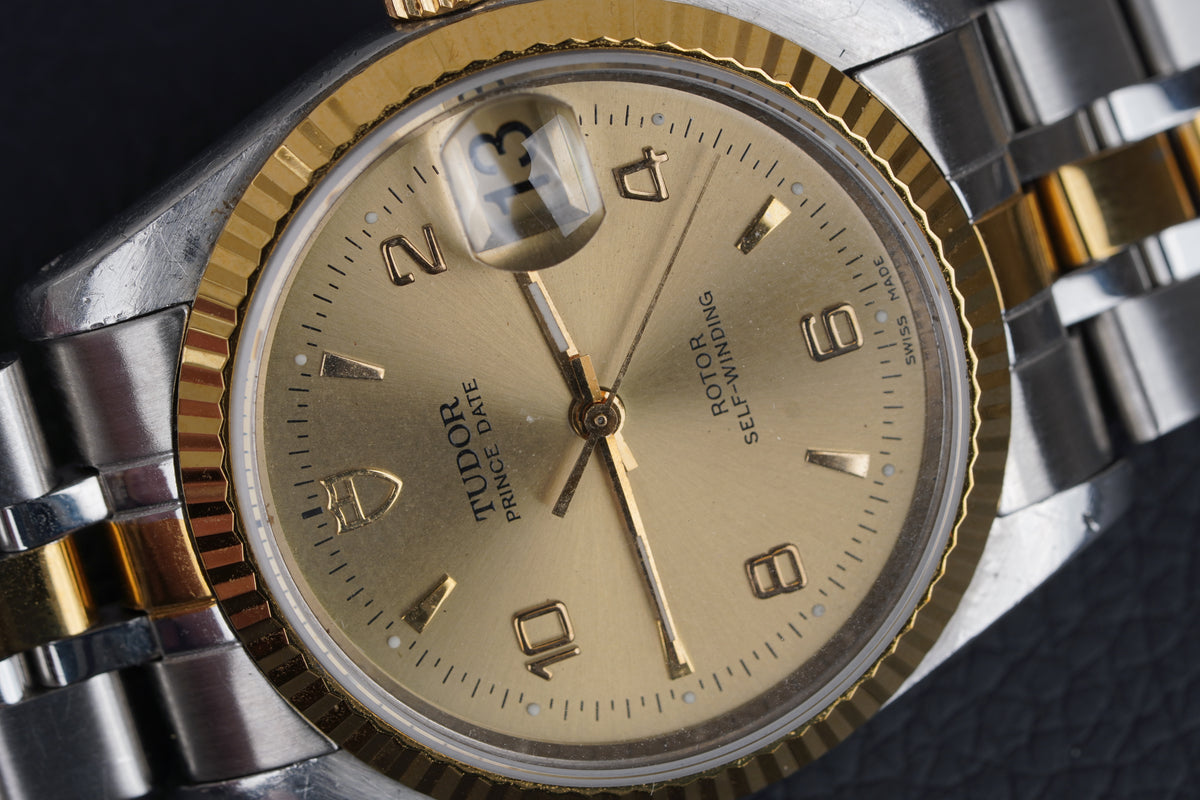 Tudor Prince Date Ref. 74033 – 34mm – Two-Tone – Champagne Dial