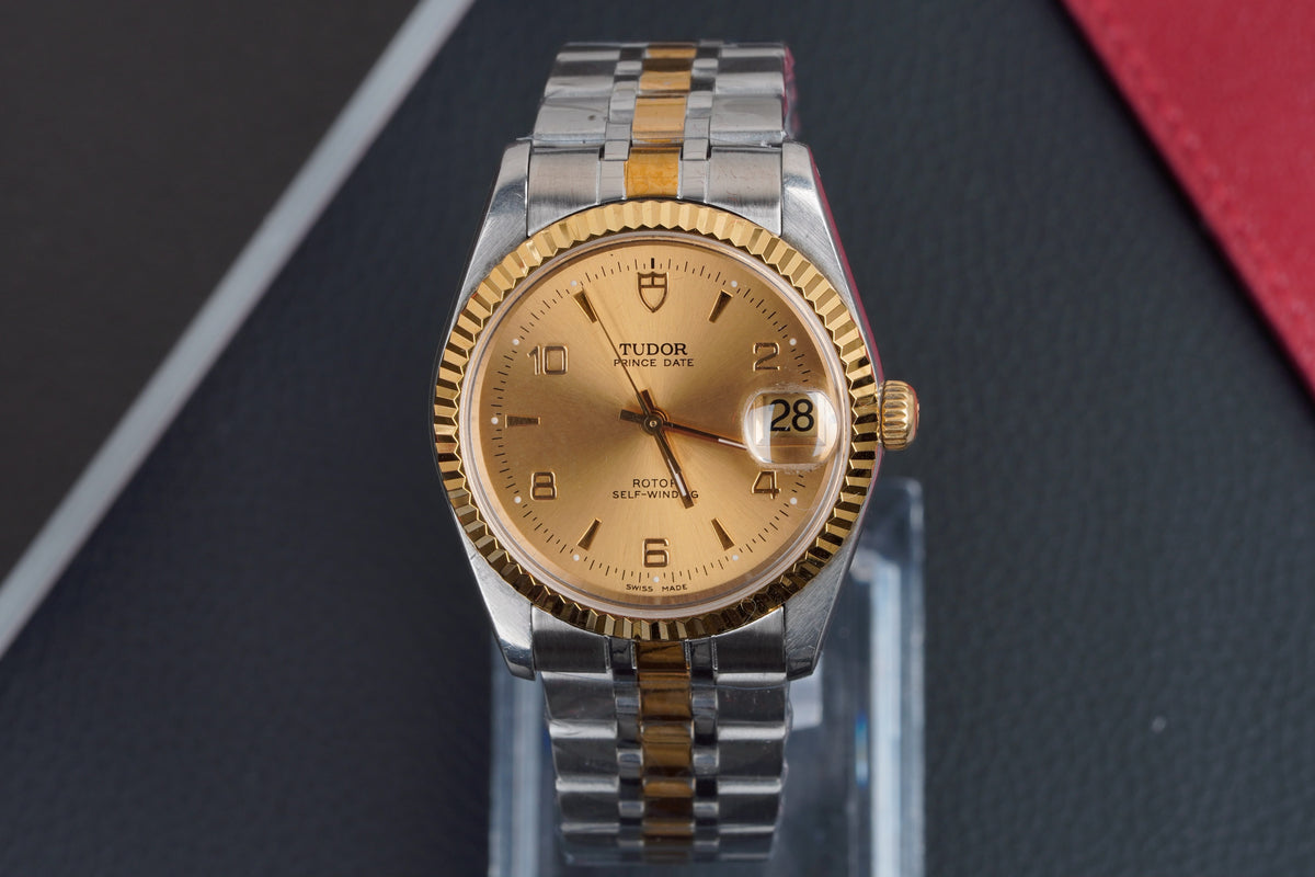 Tudor Prince Date – Two-Tone Elegance | Champagne Sunburst Dial | Automatic