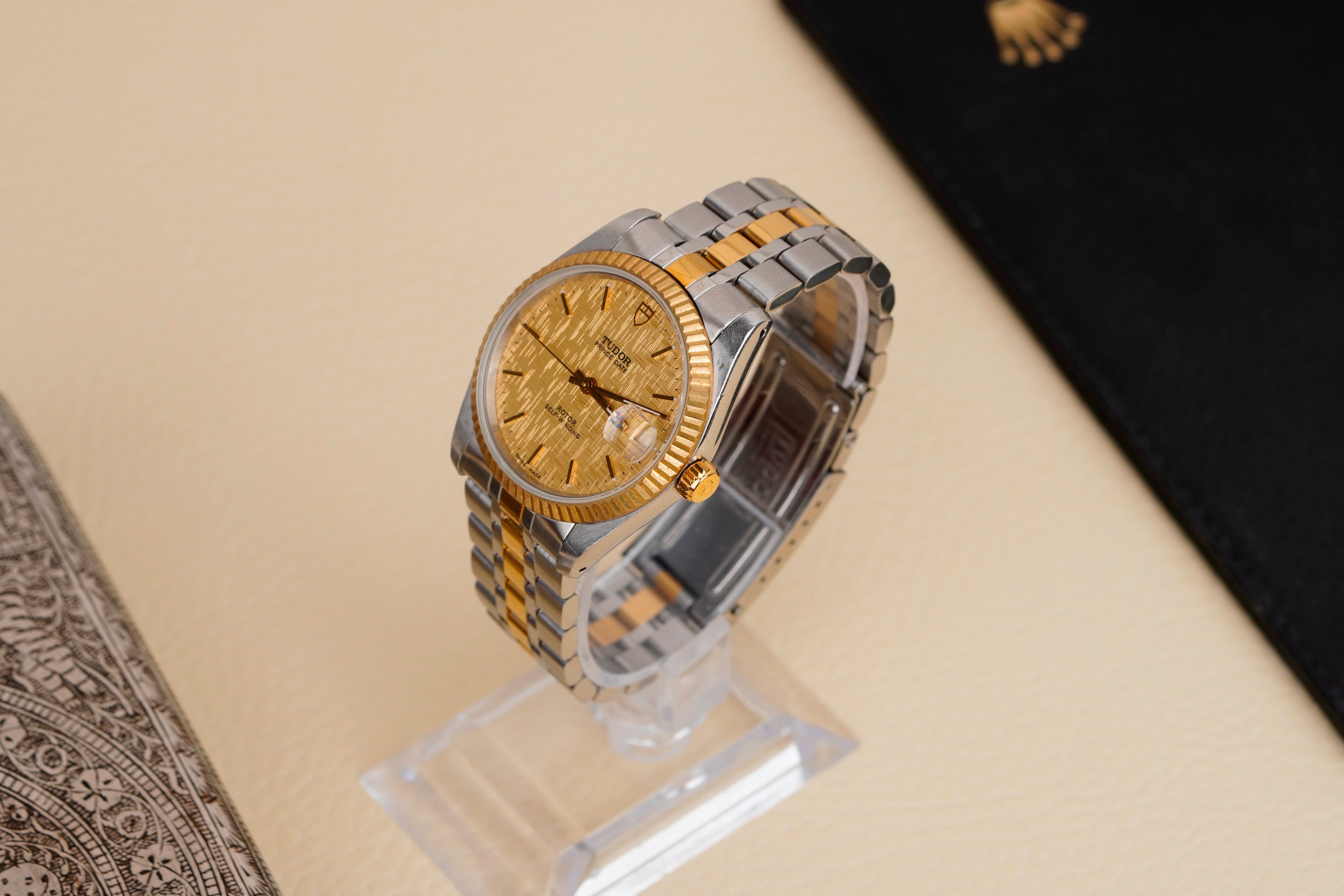Tudor Prince Date – Linen Dial – Two-Tone – 34mm – Automatic