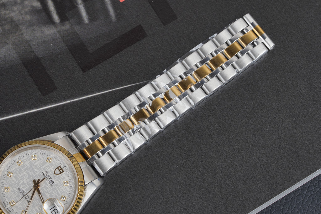 Tudor Prince Date Automatic – Diamond Dial – Two-Tone Aftermarket Configuration