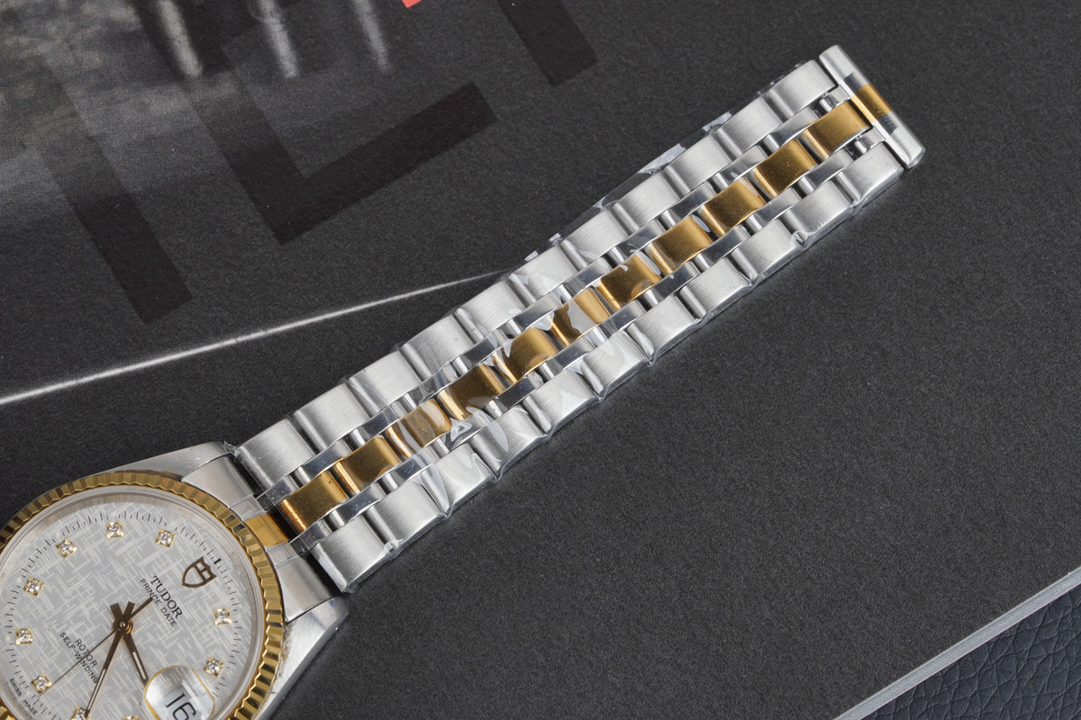 Tudor Prince Date Automatic – Diamond Dial – Two-Tone Aftermarket Configuration