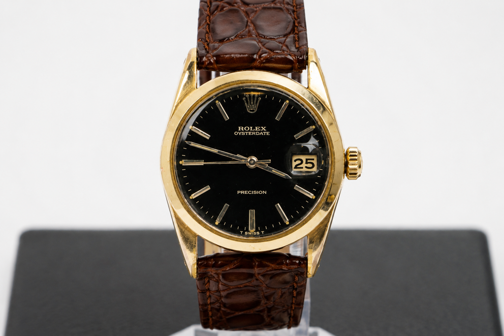 Vintage Rolex Oysterdate Precision – Black Dial
