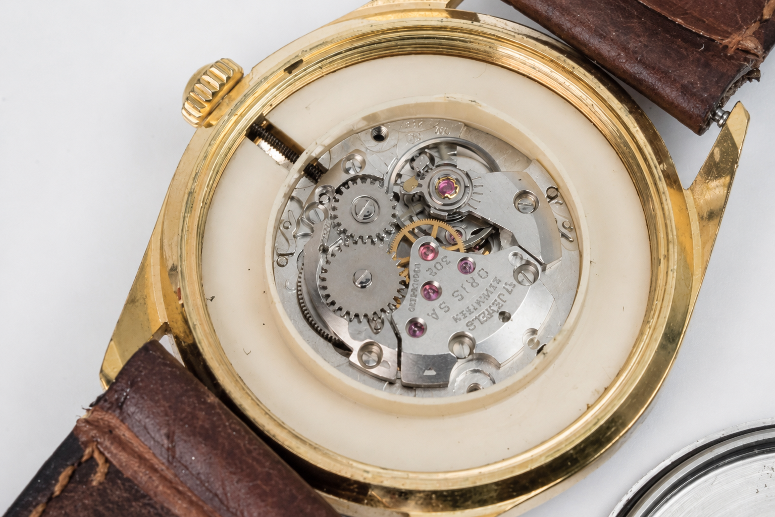 Vintage Oris Pointer Date – Gold Plated Manual Wind