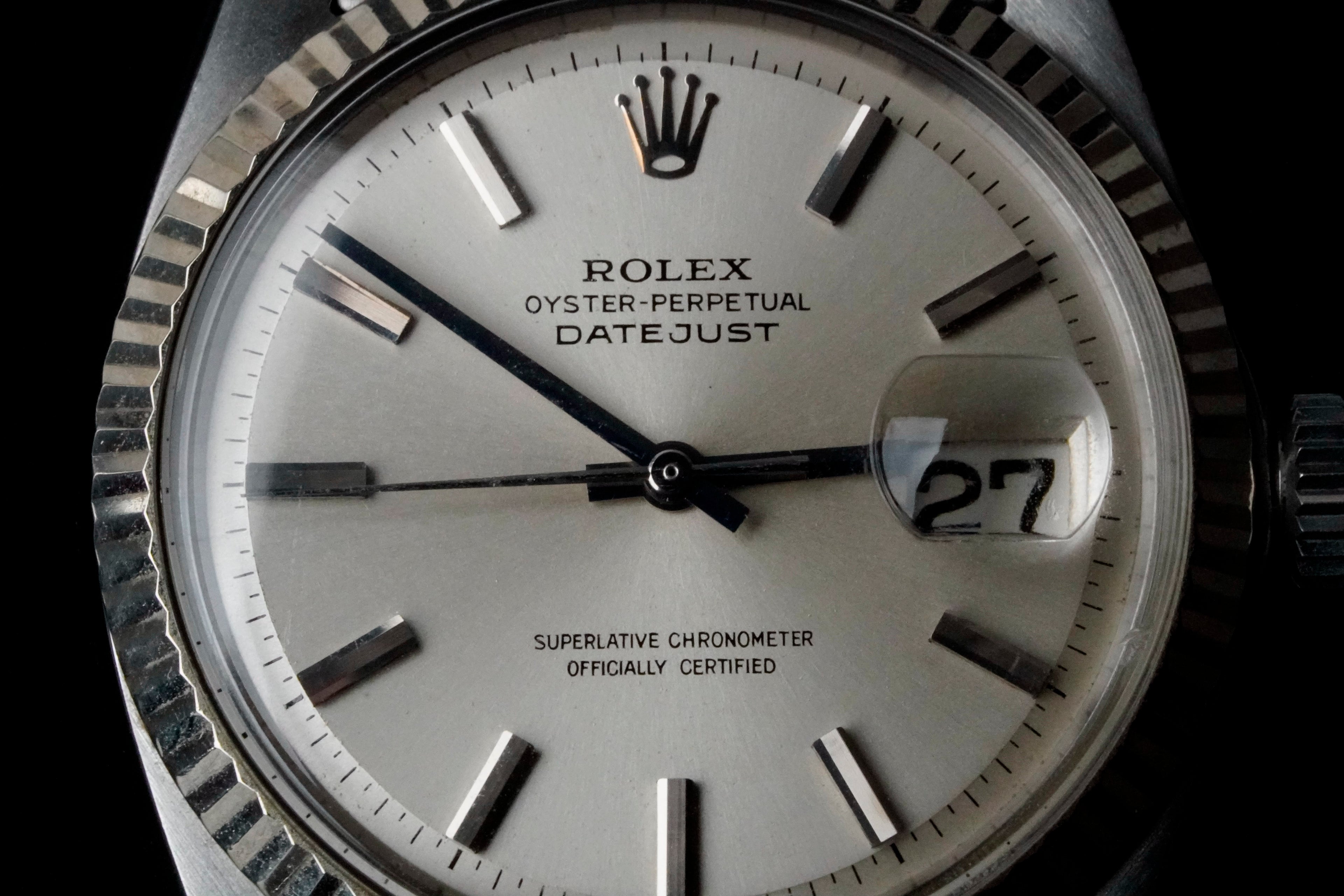 Rolex Datejust 1601 | 1968 | White Gold Bezel | Original Jubilee Bracelet