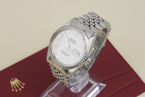 Rolex Datejust 36 Ref. 16030 – Silver Jubilee Arabic Dial