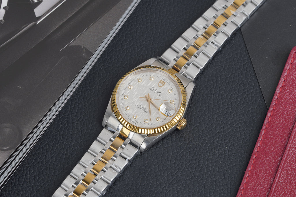 Tudor Prince Date Automatic – Diamond Dial – Two-Tone Aftermarket Configuration