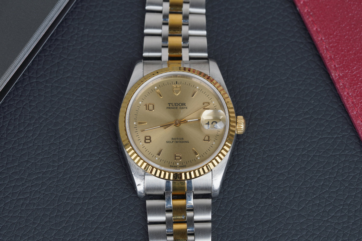 Tudor Prince Date Ref. 74033 – 34mm – Two-Tone – Champagne Dial