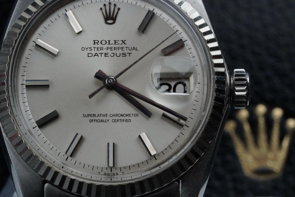 Rolex Datejust 1601 | 1968 | White Gold Bezel | Original Jubilee Bracelet