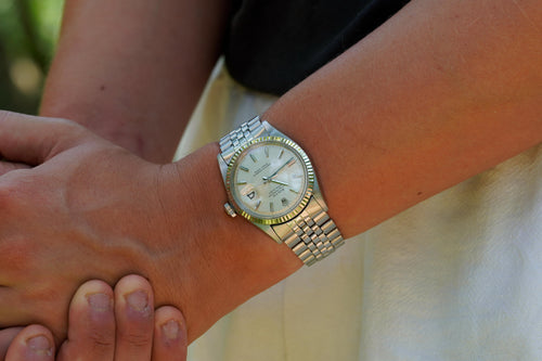 Rolex Datejust 1601 | 1968 | White Gold Bezel | Original Jubilee Bracelet