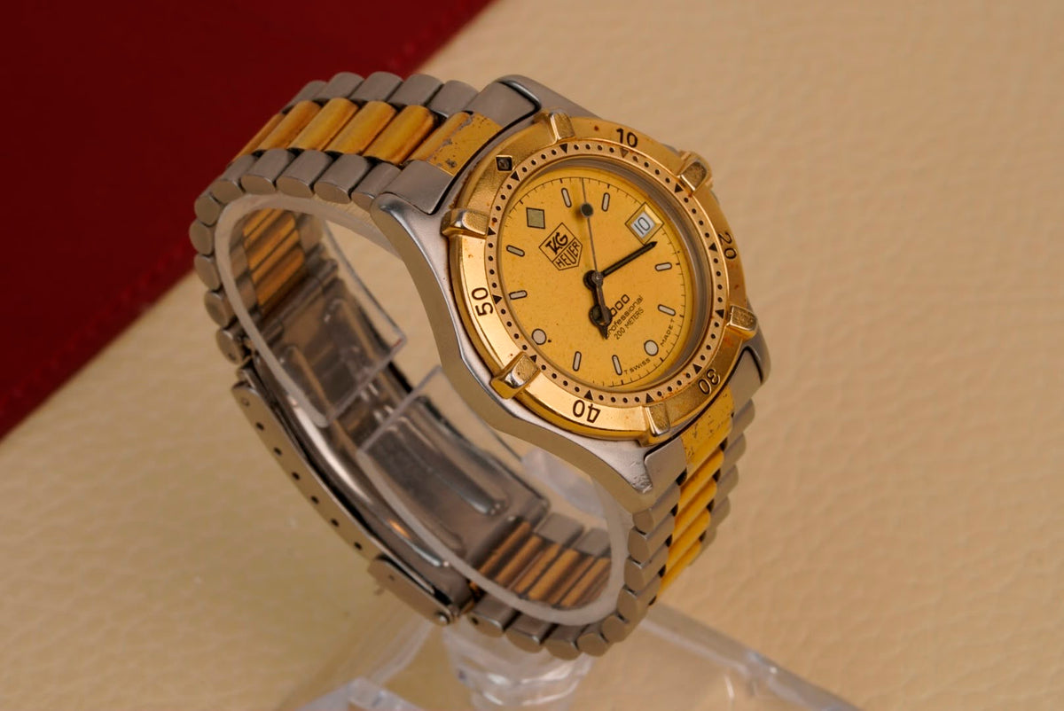 Vintage TAG Heuer Professional 2000 – Two-Tone – Champagne Dial – Quartz