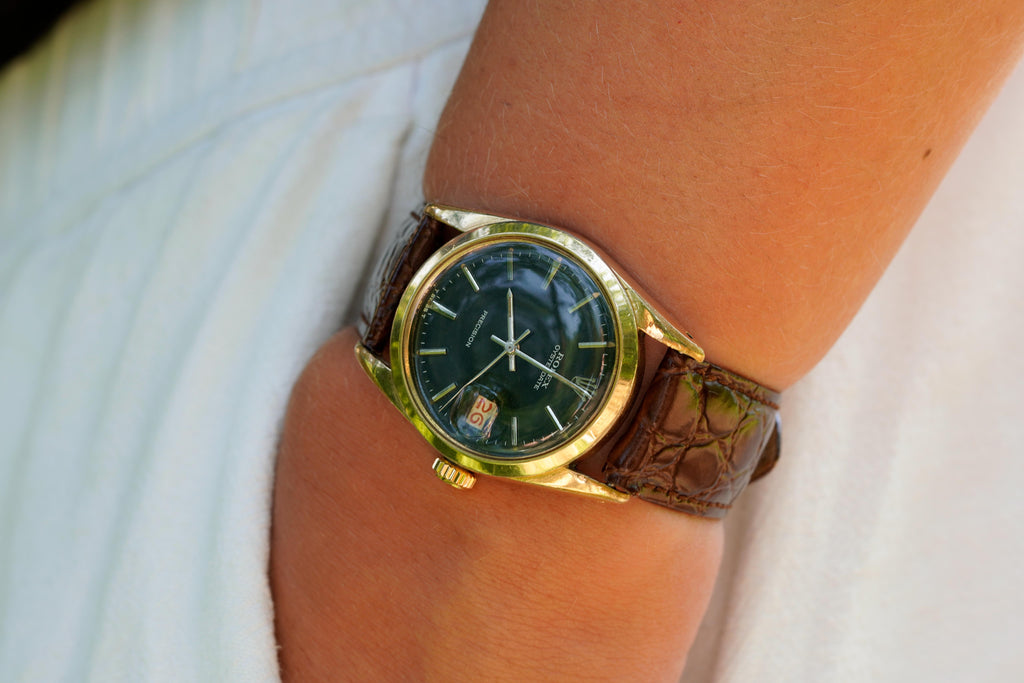 Vintage Rolex Oysterdate Precision – Black Dial
