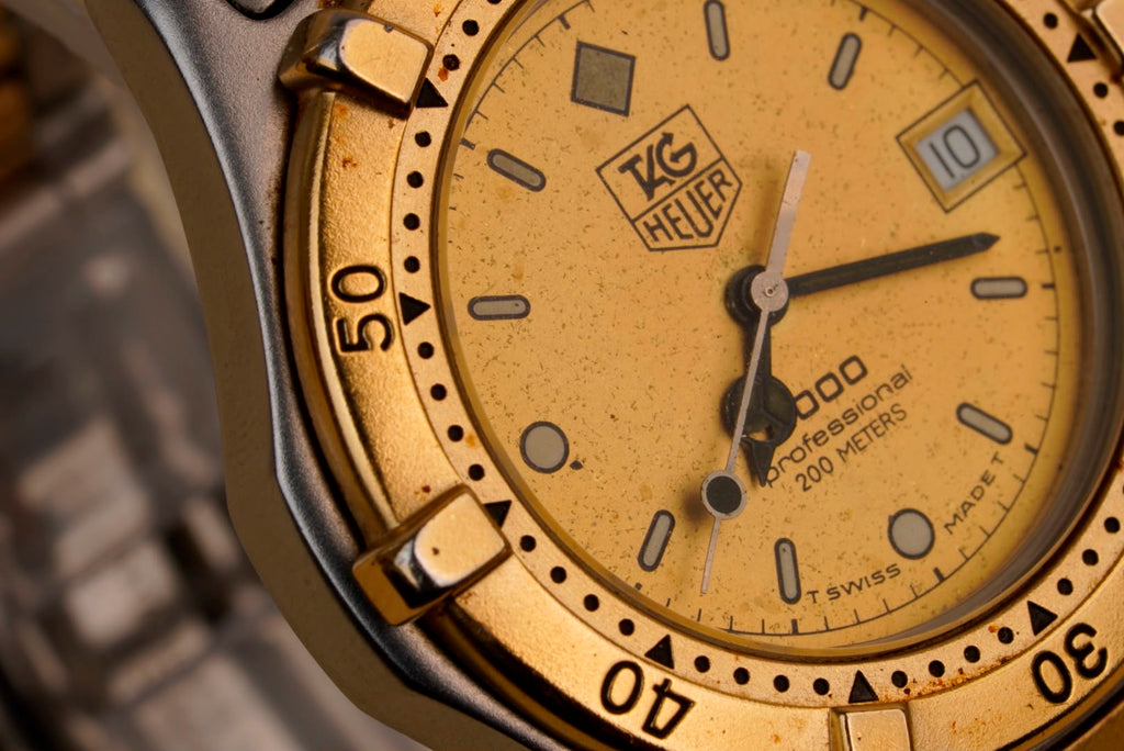 Vintage TAG Heuer Professional 2000 – Two-Tone – Champagne Dial – Quartz
