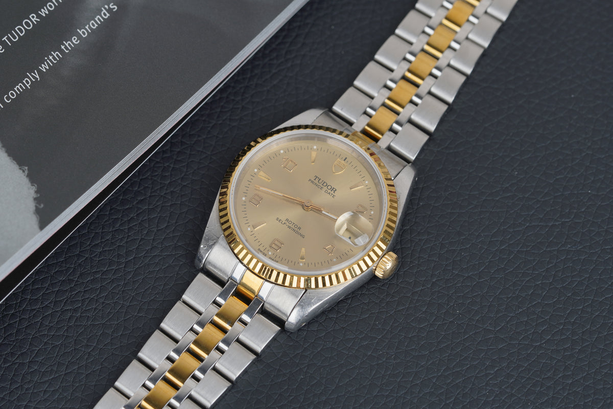 Tudor Prince Date Ref. 74033 – 34mm – Two-Tone – Champagne Dial