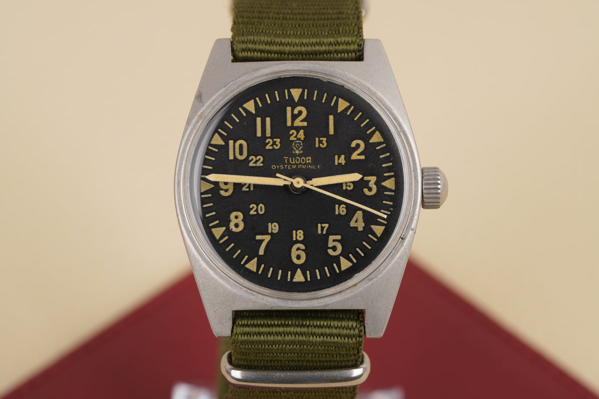 Rare Vintage Tudor Oyster Prince – Military-Style 24-Hour Dial