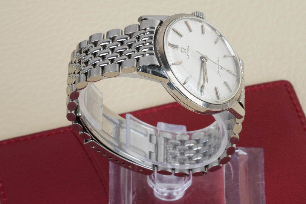 Vintage Omega Seamaster 30 Ref. 135.003 – Silver Dial, Calibre 286 & Beads of Rice Bracelet