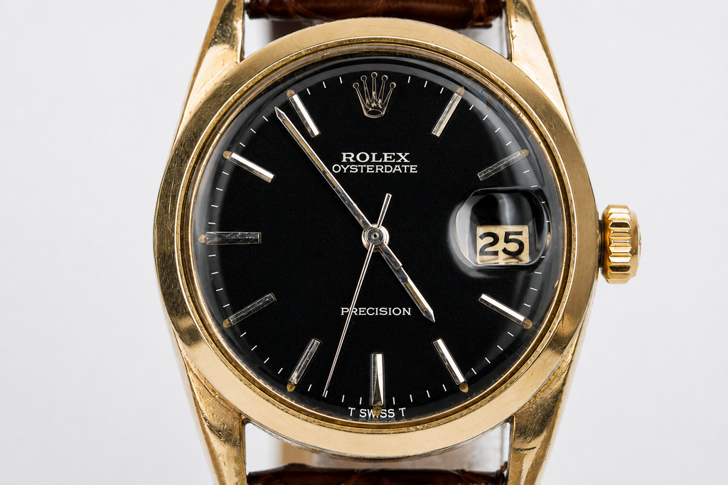 Vintage Rolex Oysterdate Precision – Black Dial